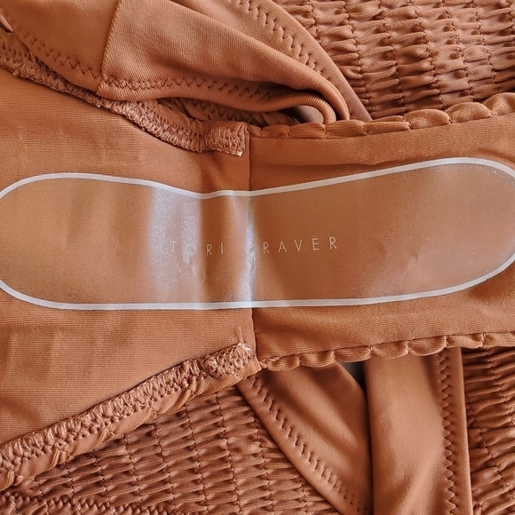 Tori Praver Dylan Bronze Cheeky Bikini Bottom In Bronze NWT Size Large - Picture 11 of 11